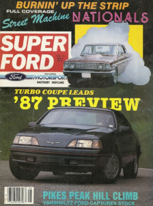 SUPER FORD 1986 Vol 11, #8 - KULWICKI, RUDD, NEW FORDS